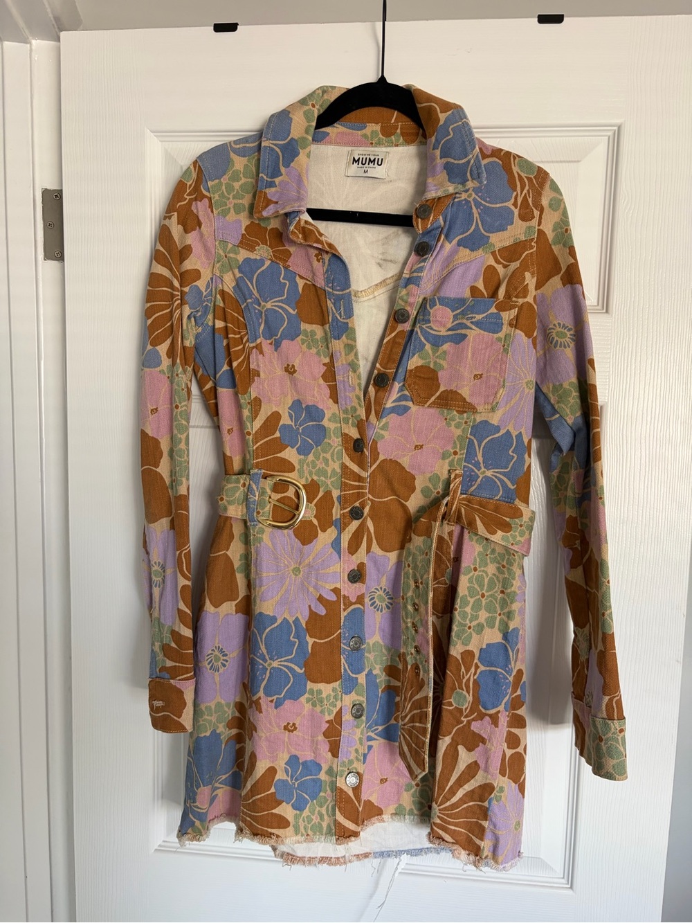 Show me your Mumu medium Durango dress flower print